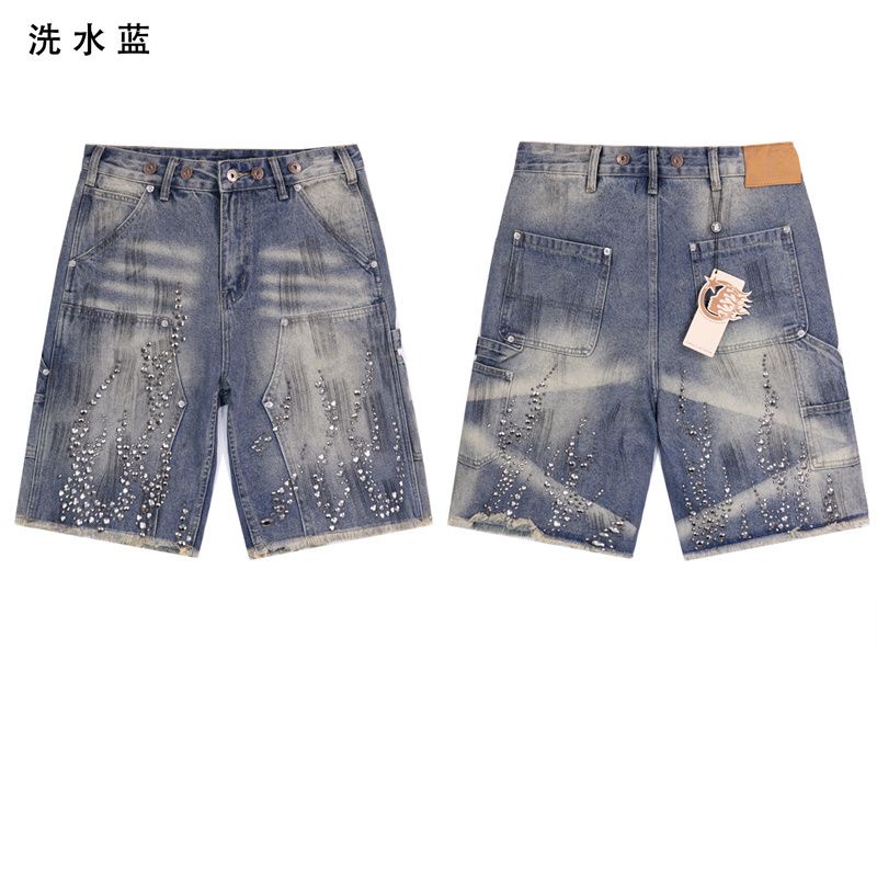 Hellstar Diamond denim Shorts 4 Colors