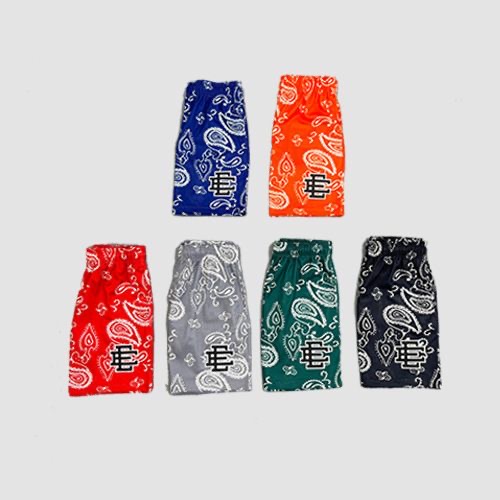 EE Bandana Print Shorts 6 Colors(Recommend 1 or 2 Size up）