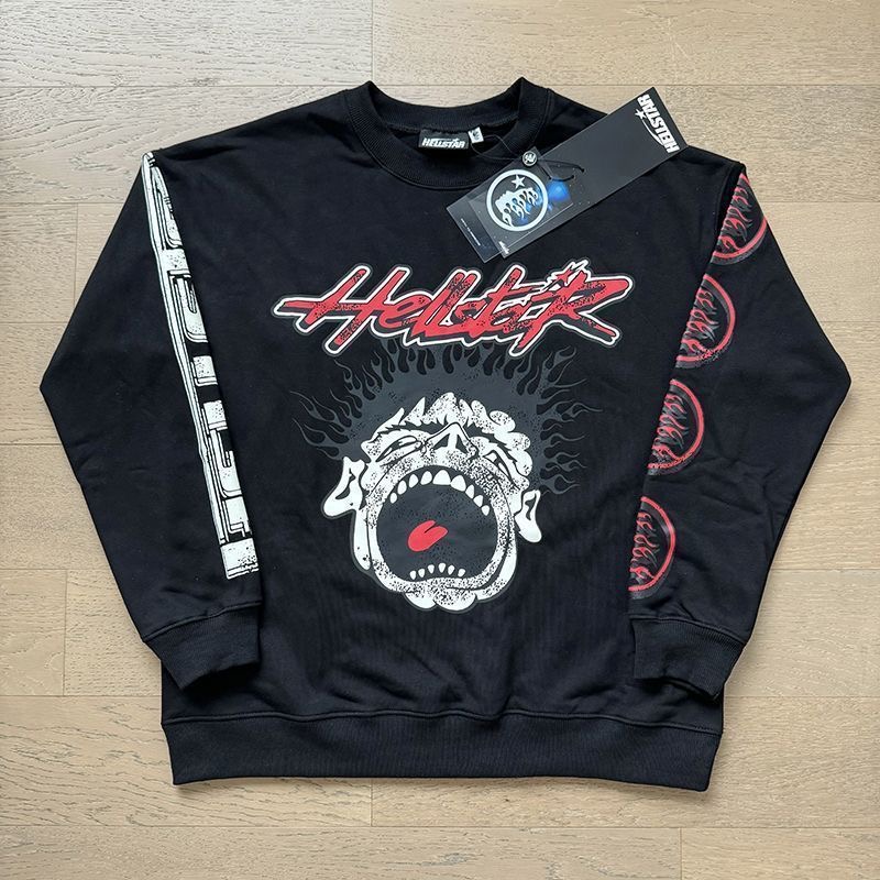 Hellstar 1996 red Letters Logo Crewneck 2 Colors