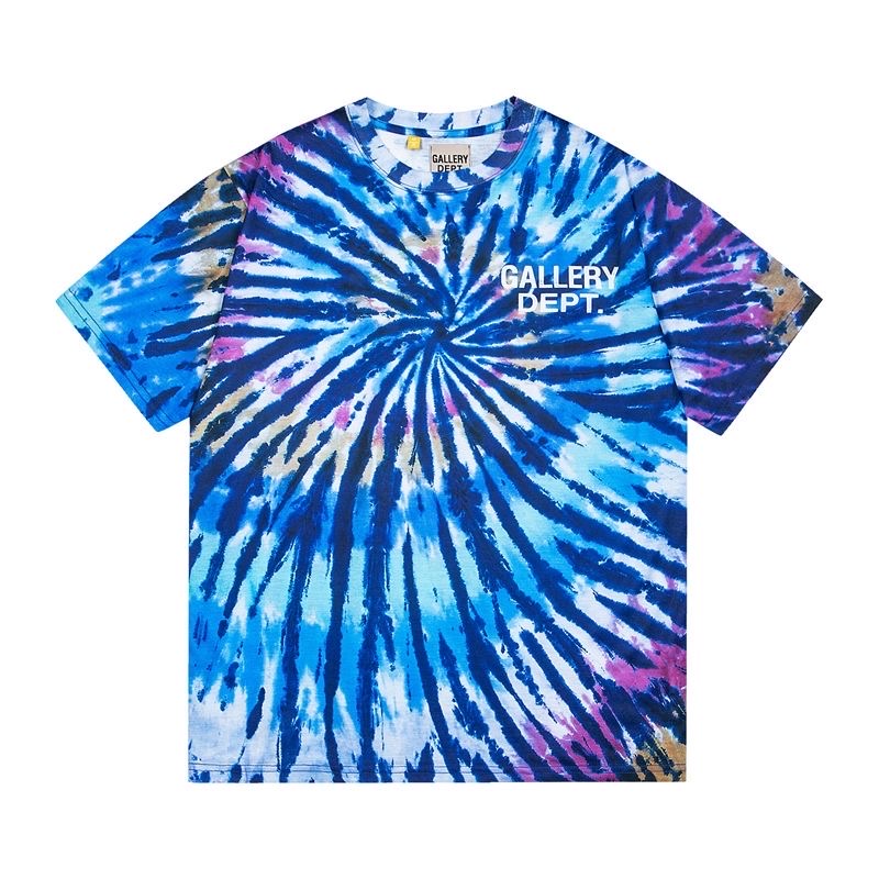 Gallery dept tie-dye letters tee