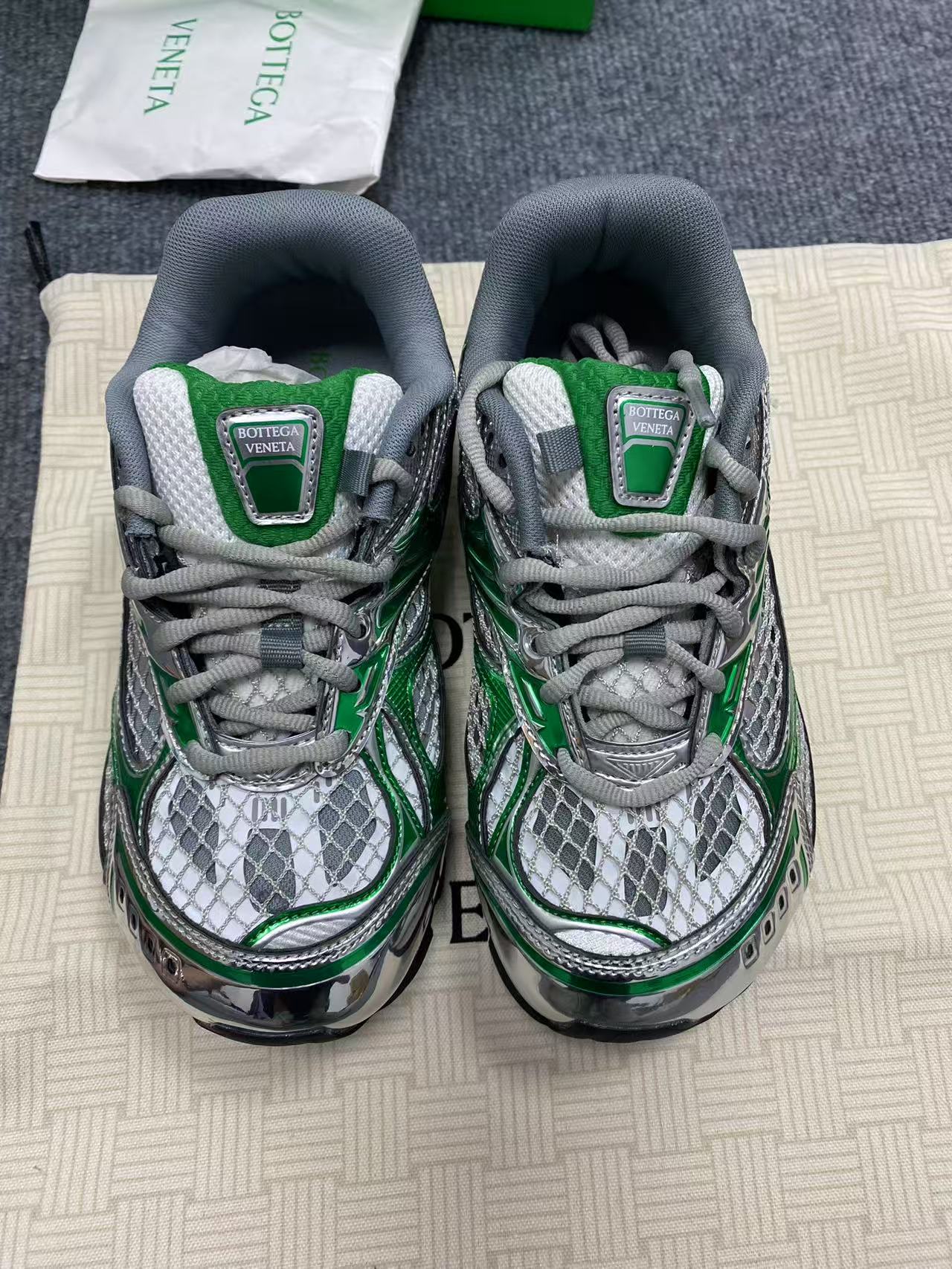 Bottega Veneta Orbit Runner Green Shoes