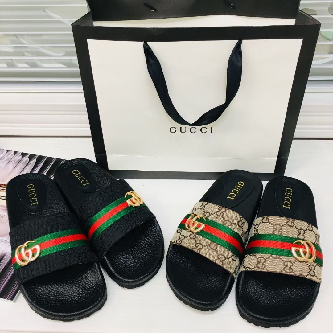 Gucci Slides 2 Colors (only Small sizes left)