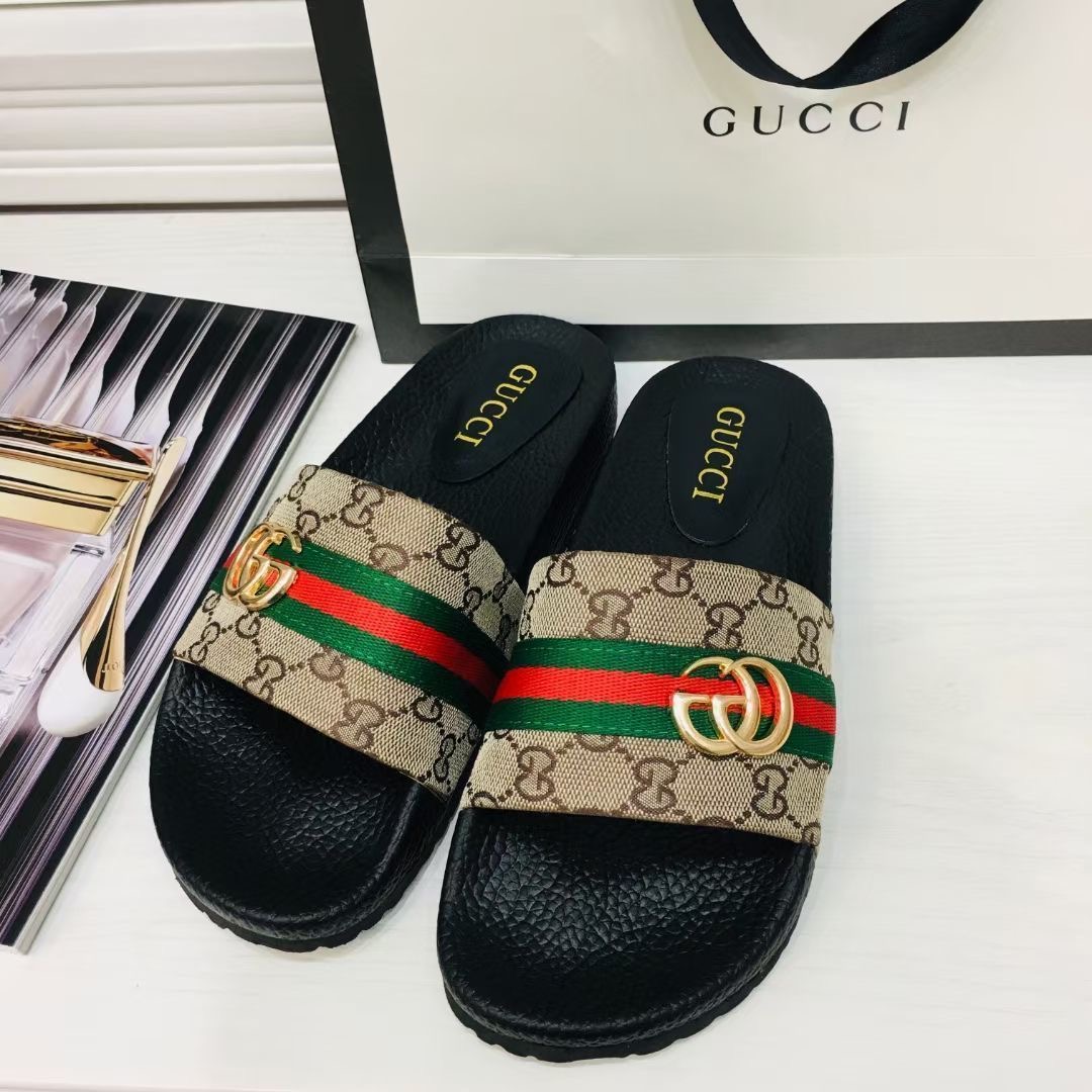 Gucci Slides 2 Colors (only Small sizes left)