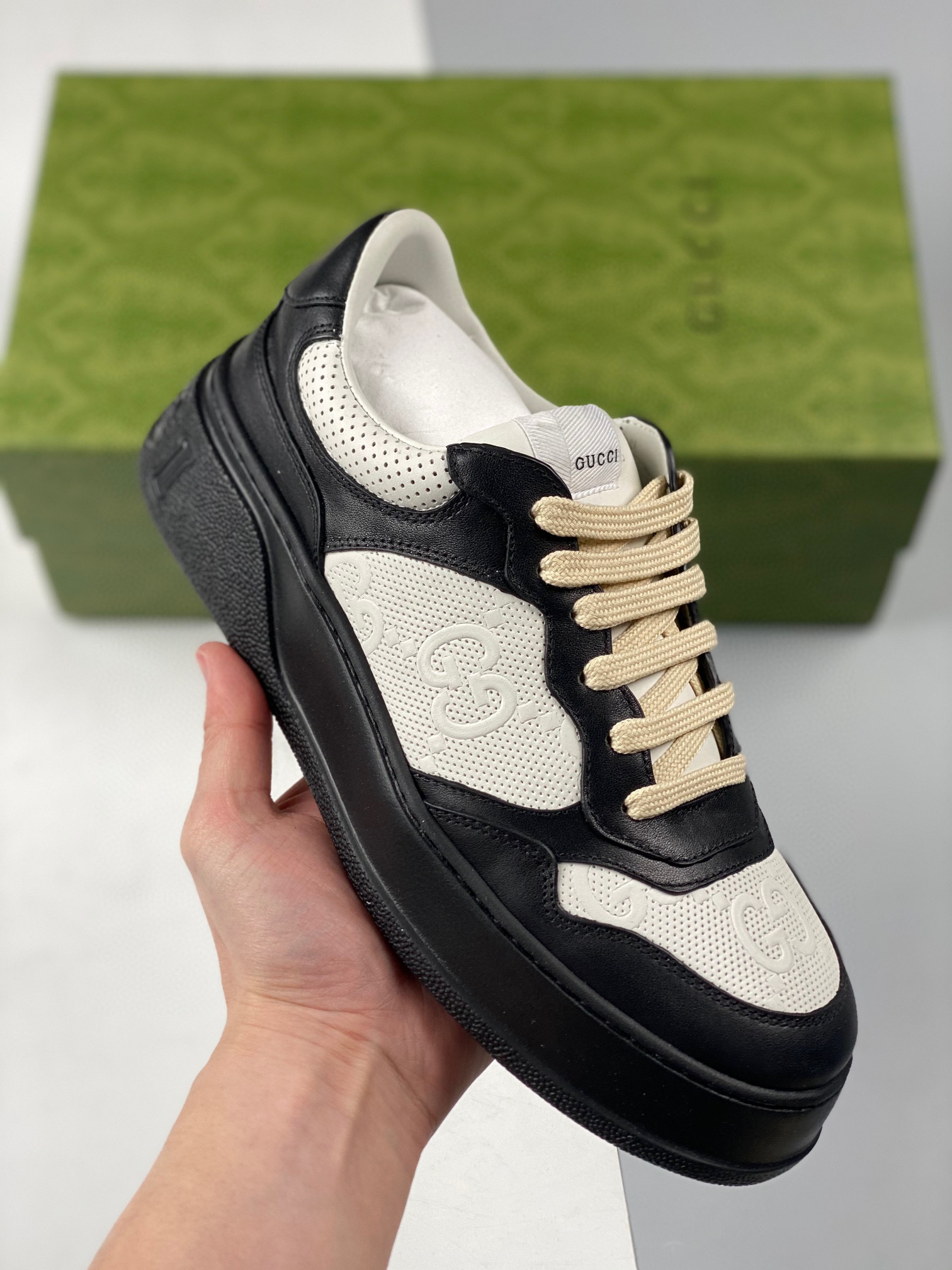 Gucci Screener GG Sneaker Panda Color