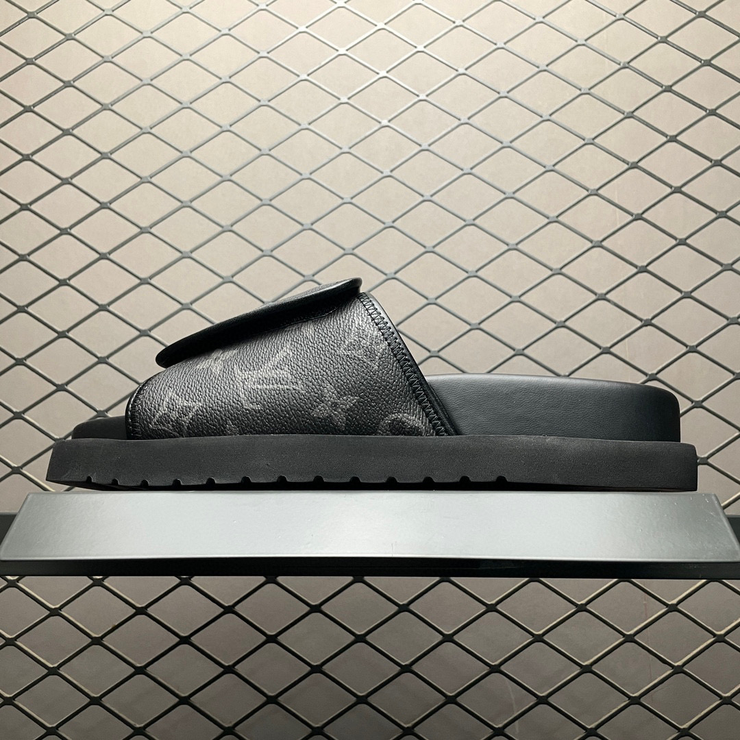 LV Oasis Miami Damier Slide Black