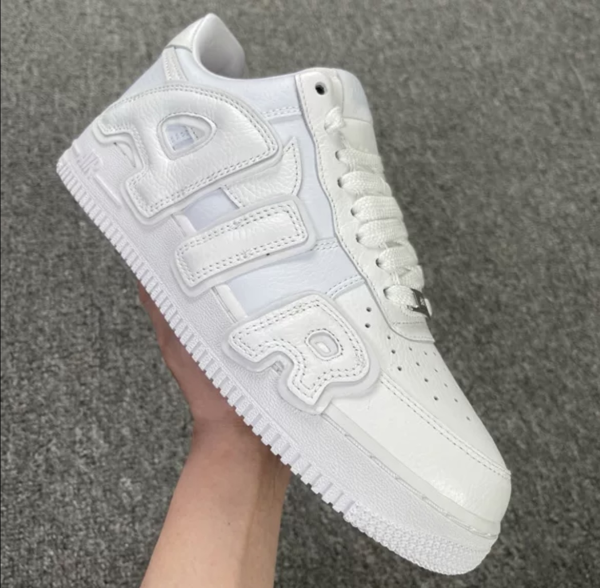 1:1 Air Force 1 & CPFM White Correct Color one