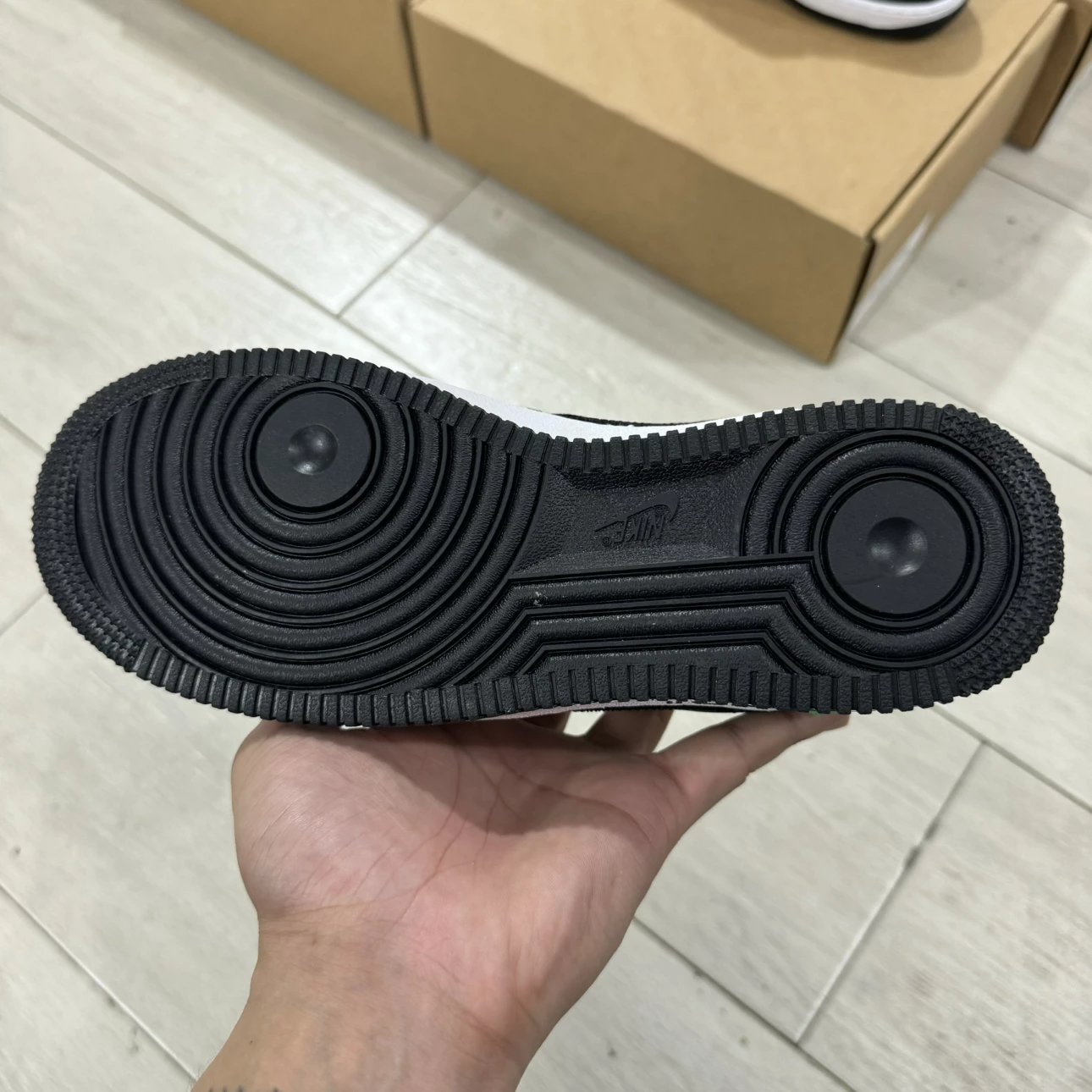 LV & Air Force 1 Sneaker Panda Color