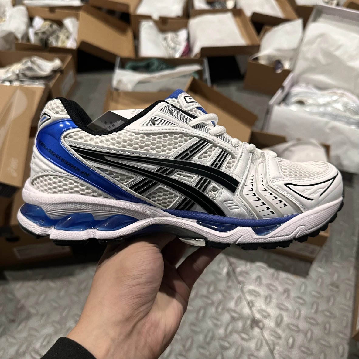 ASICS Gel Kayano 14 White Blue