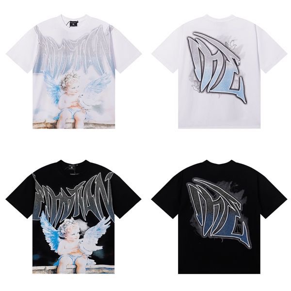 Mixed Emotion Color Diamond Angel Tee 2 Colors