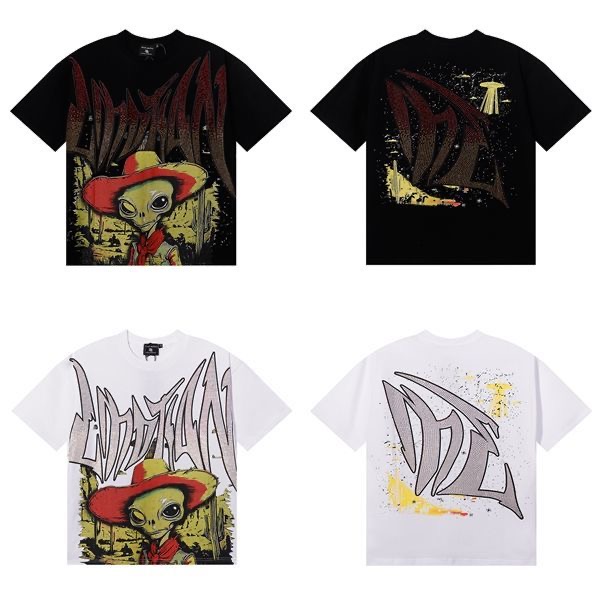 Mixed Emotion Color Diamond Alien Tee 2 Colors