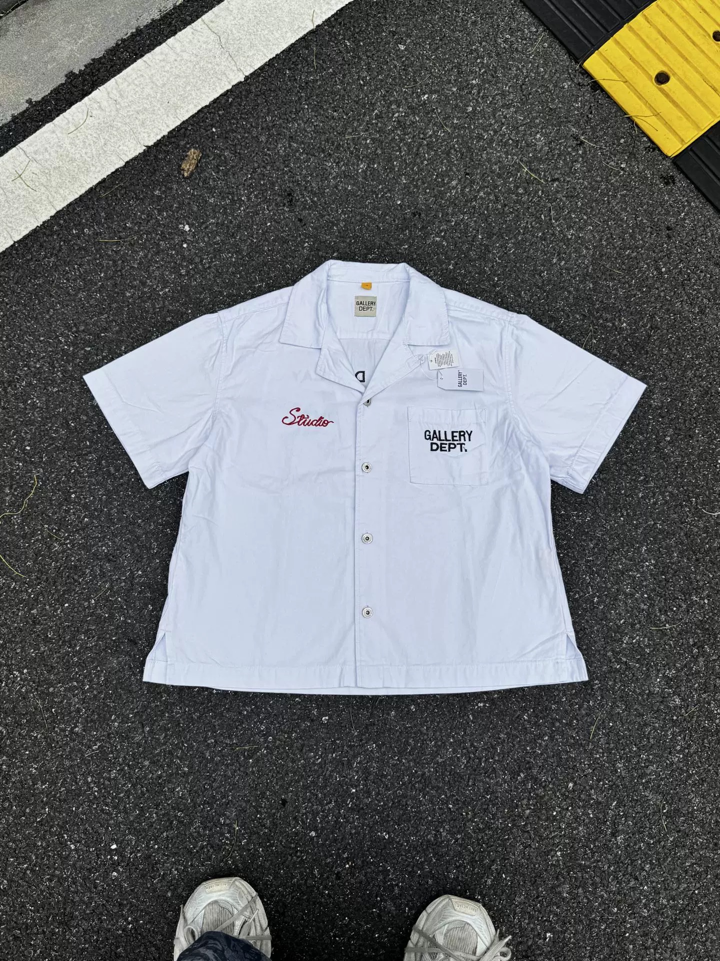 Gallery Dept Botton Short Sleeve Shirt 2 Colors