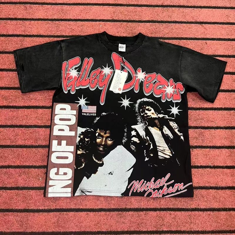 Vale Michael Jackson Tee Washed Black