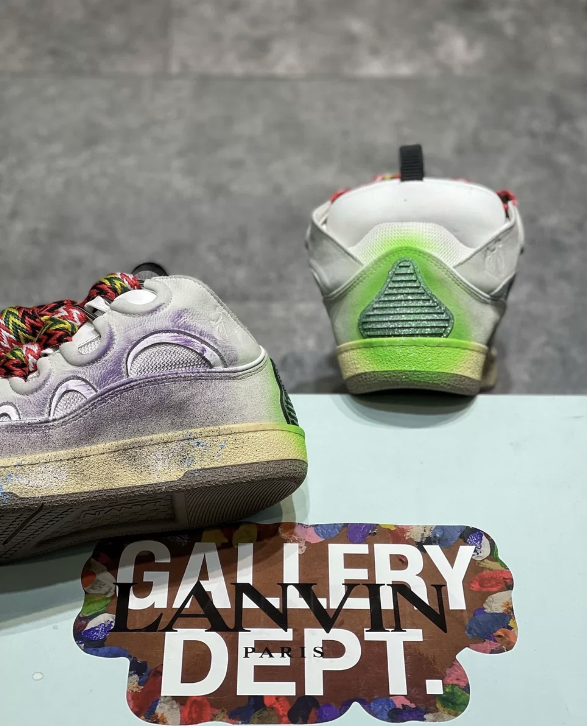 1:1 Best Quality Lanvin Crub Bread Shoes Splash-ink one