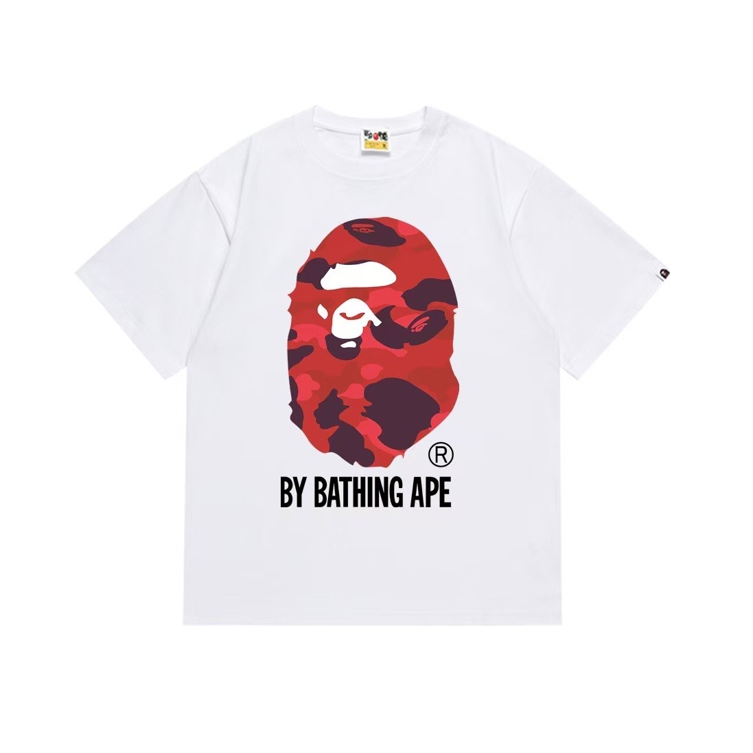 Bape Ape Head Short Sleeve T-Shirt-four colors