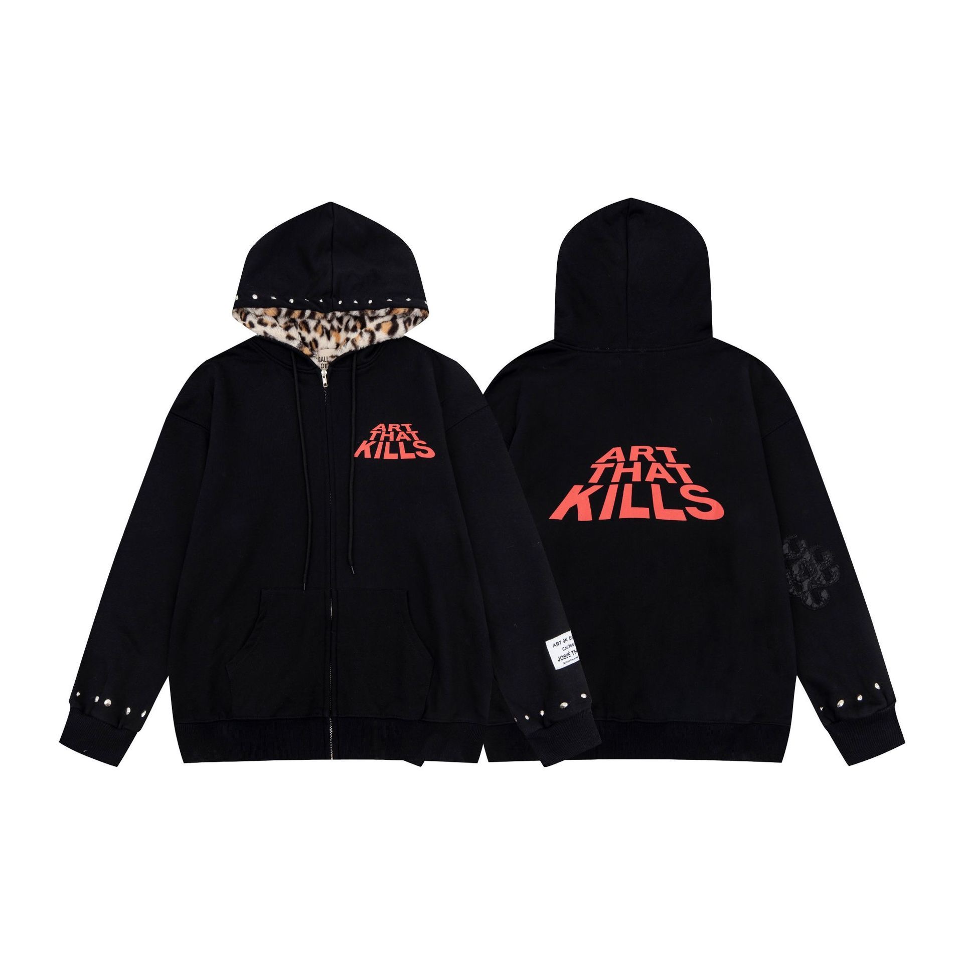 GALLERY DEPT Classic Letter Logo Fleece Hoodie