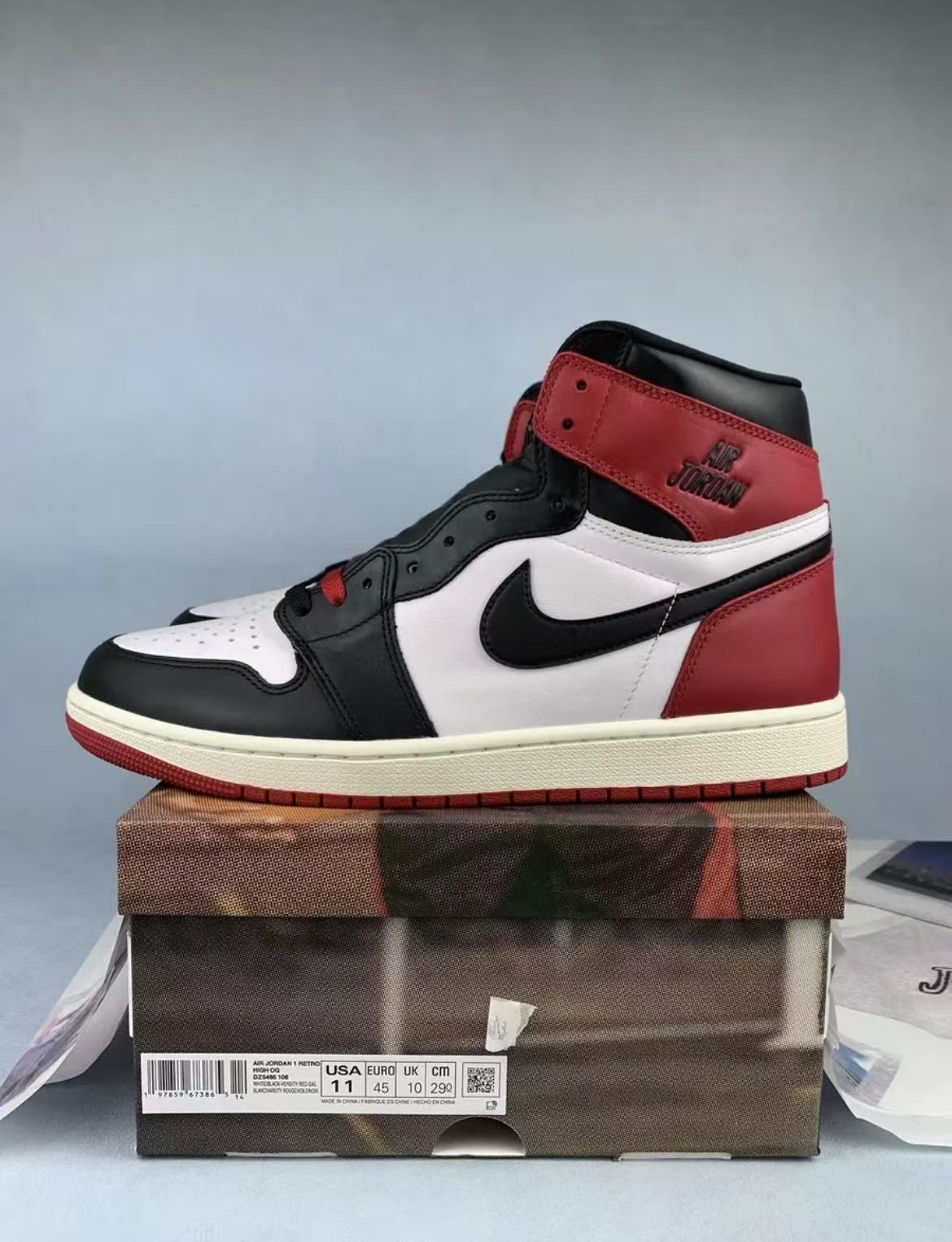 Air Jordan 1 High OG "Black Toe" Reimagined