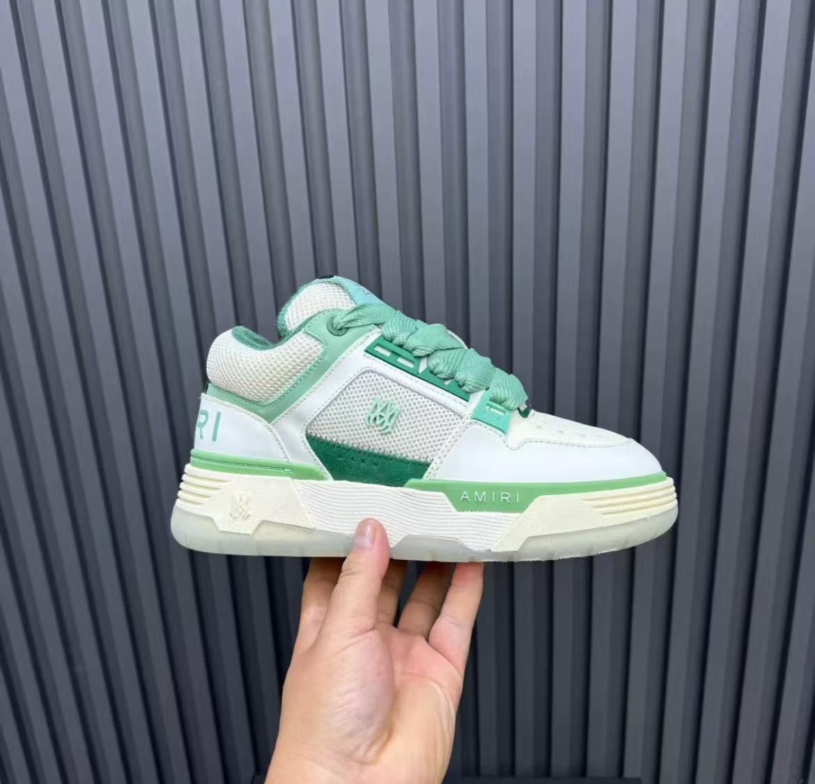 1:1 best quality Amiri Ma-1 green