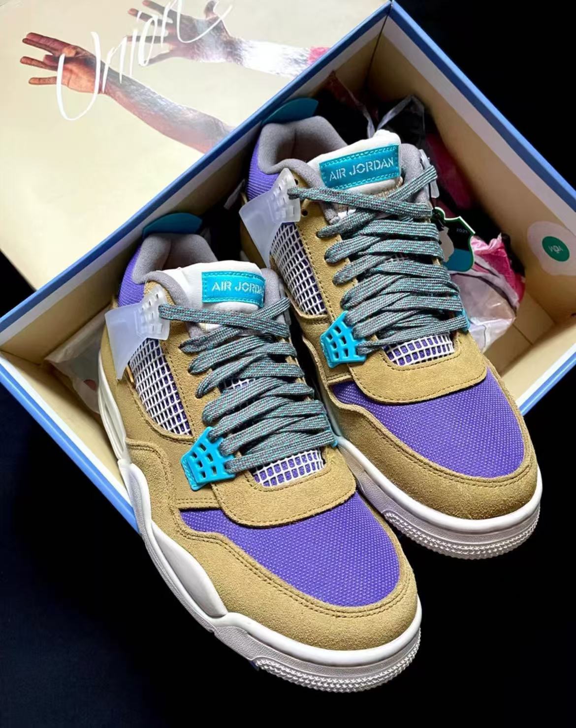 union la x Jordan Air Jordan 4 retro sp "desert moss"