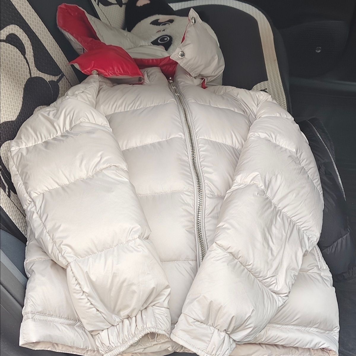 Moncler Thick Down Jacket Same Short Hooded Warm Duck Down Coat