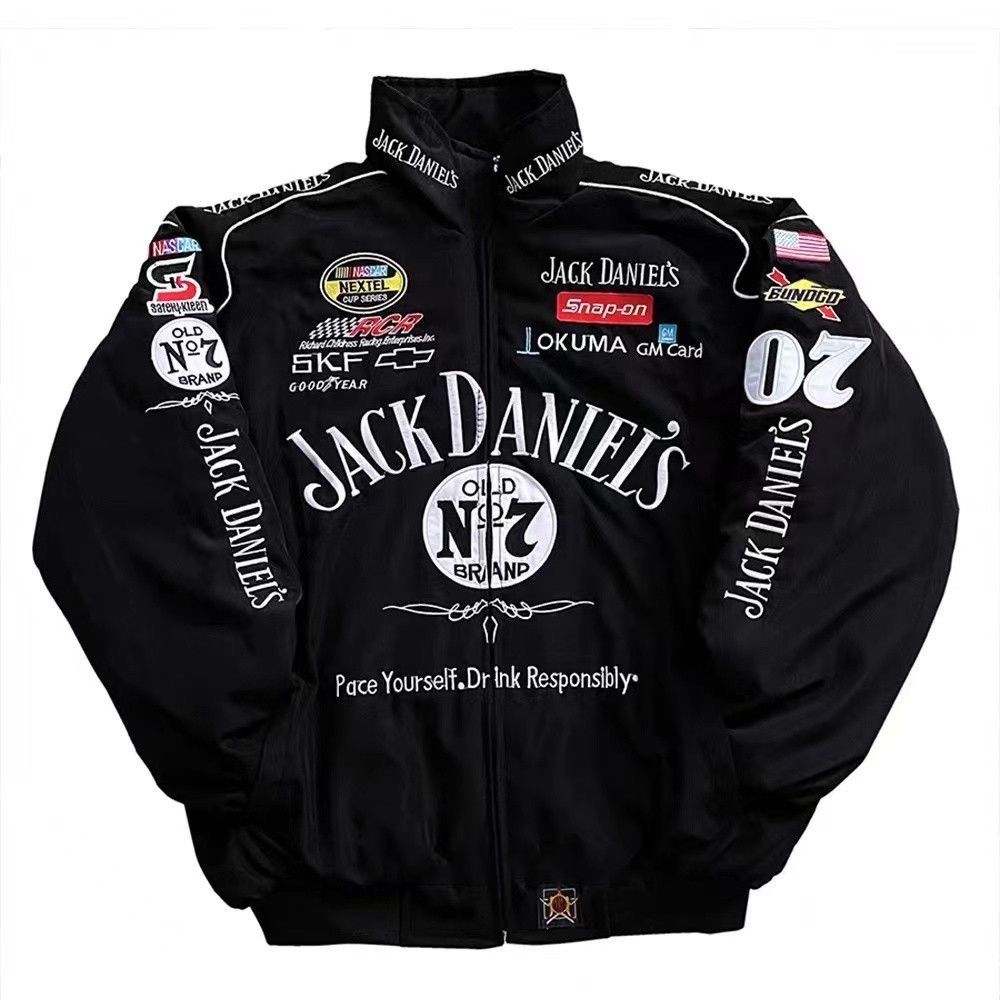 Jack Daniels Moter Bike Jacket Black